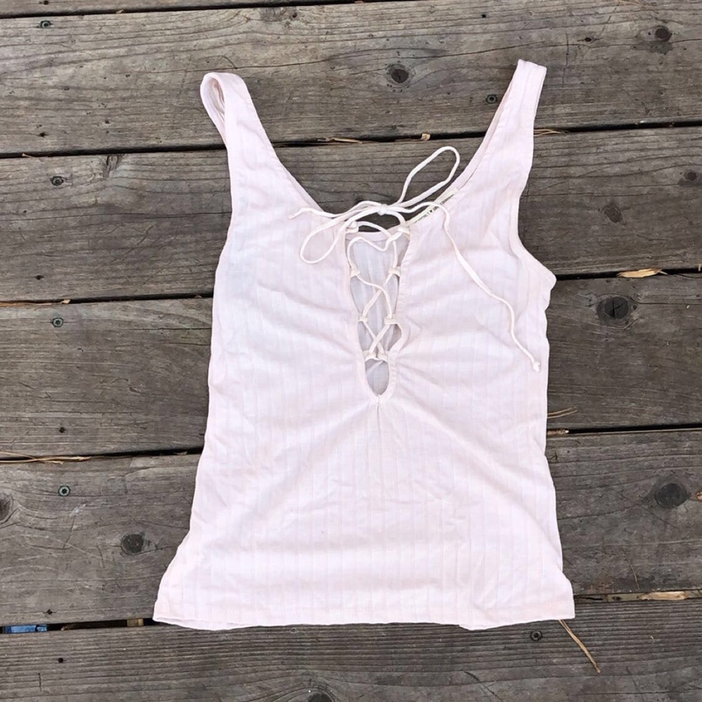 Urban Outfitters lace up shirt